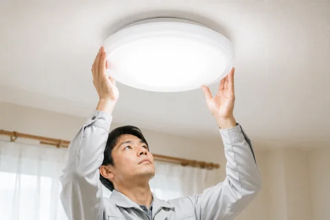 LED照明工事