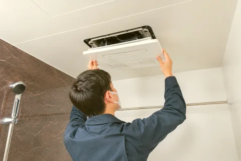 浴室乾燥機取付